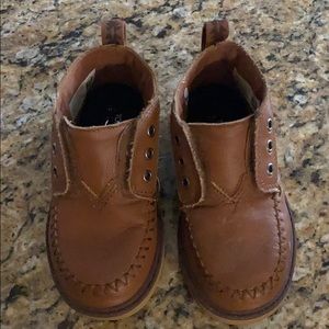 Toms sz 9 brown short boot shoe